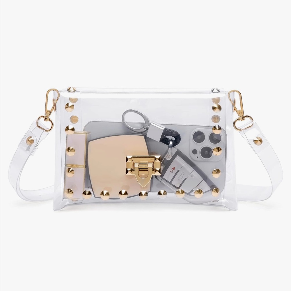 Transparent Clutch Clear Purse Crossbody Shoulder Bags Stadium Approved Bags